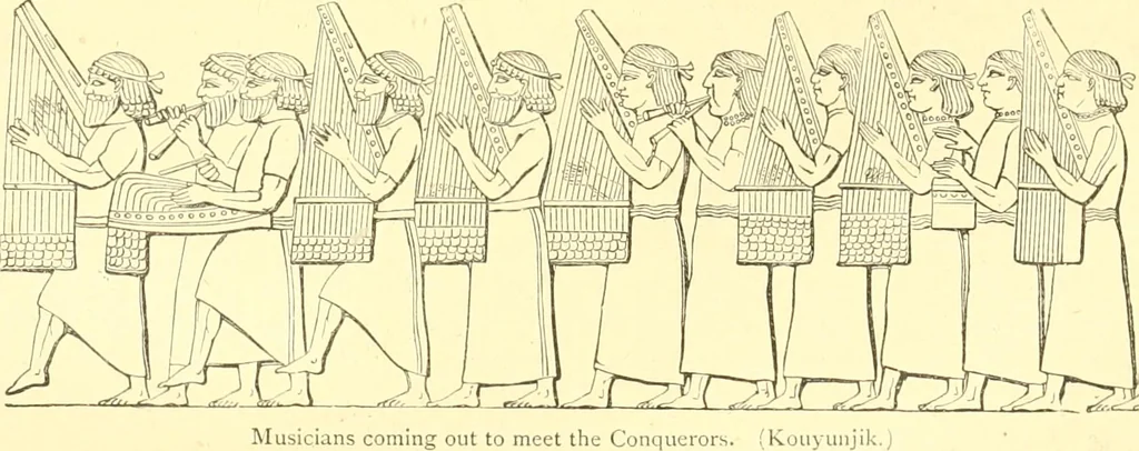 An illustration from Nineveh and Babylon; a narrative of a second expedition to Assyria during the years 1849, 1850, and 1851, 1867, leaf 306
