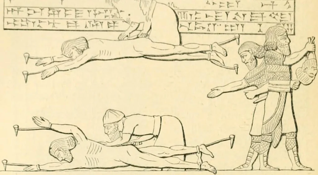 An illustration from Nineveh and Babylon; a narrative of a second expedition to Assyria during the years 1849, 1850, and 1851, 1867, leaf 307