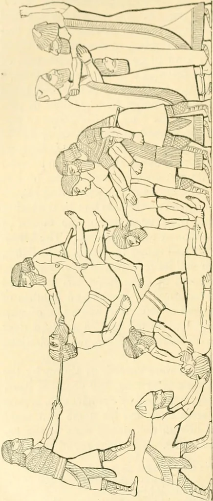 An illustration from Nineveh and Babylon; a narrative of a second expedition to Assyria during the years 1849, 1850, and 1851, 1867, leaf 309