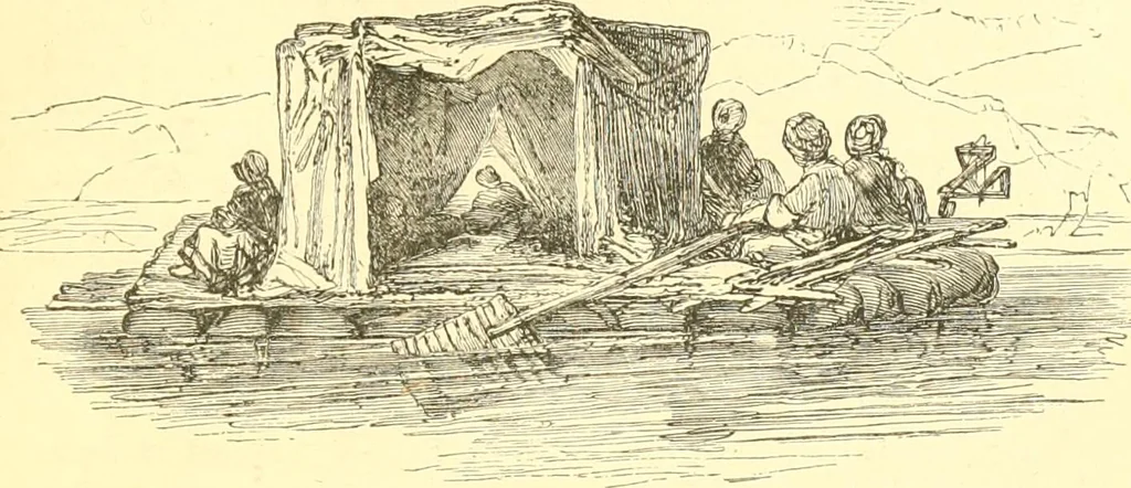 An illustration from Nineveh and Babylon; a narrative of a second expedition to Assyria during the years 1849, 1850, and 1851, 1867, leaf 314