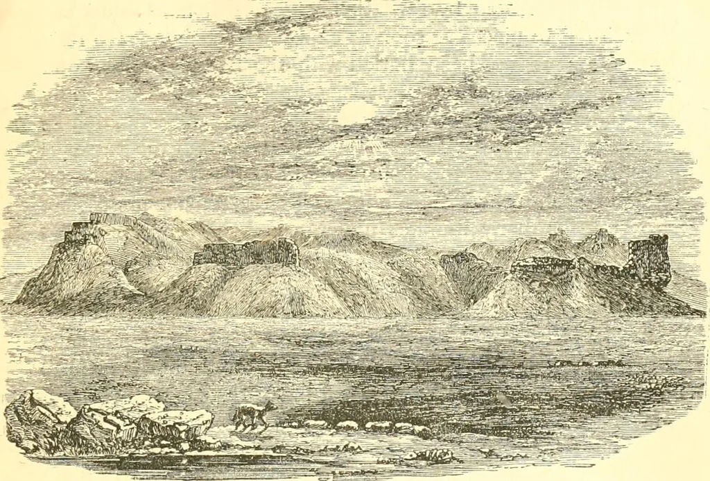An illustration from Nineveh and Babylon; a narrative of a second expedition to Assyria during the years 1849, 1850, and 1851, 1867, leaf 336
