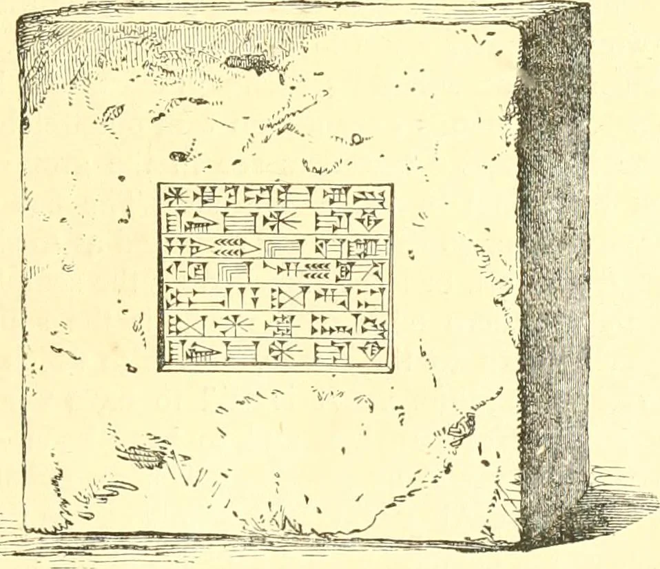 An illustration from Nineveh and Babylon; a narrative of a second expedition to Assyria during the years 1849, 1850, and 1851, 1867, leaf 340