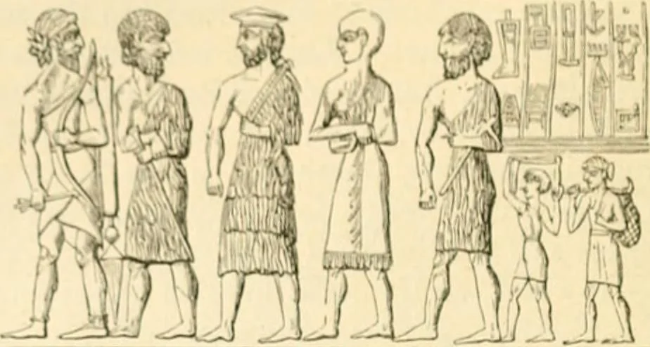 An illustration from Nineveh and Babylon; a narrative of a second expedition to Assyria during the years 1849, 1850, and 1851, 1867, leaf 357