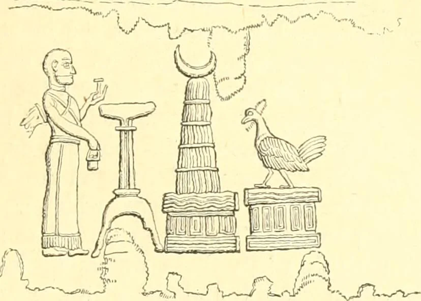An illustration from Nineveh and Babylon; a narrative of a second expedition to Assyria during the years 1849, 1850, and 1851, 1867, leaf 358