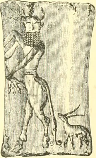 An illustration from Nineveh and Babylon; a narrative of a second expedition to Assyria during the years 1849, 1850, and 1851, 1867, leaf 396