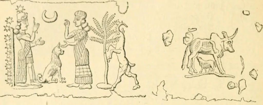 An illustration from Nineveh and Babylon; a narrative of a second expedition to Assyria during the years 1849, 1850, and 1851, 1867, leaf 399