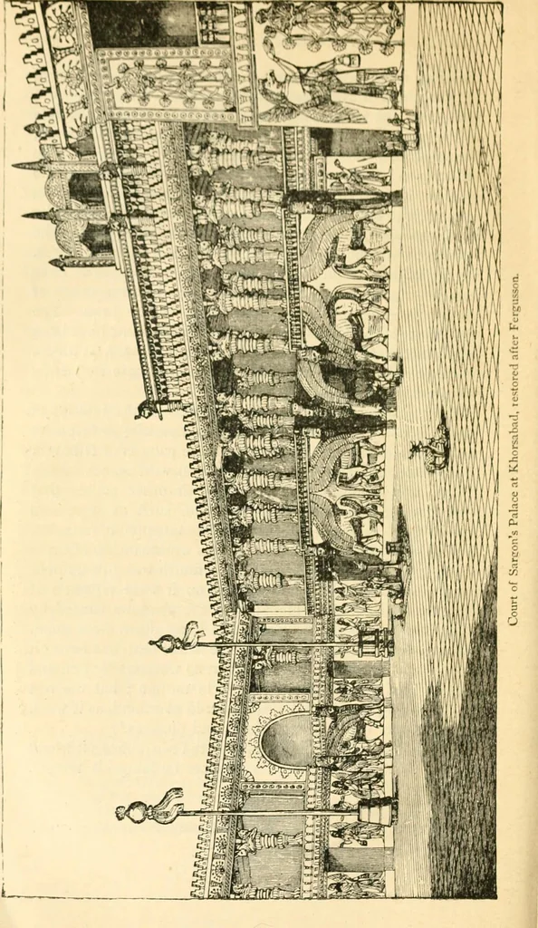 An illustration from Nineveh and Babylon; a narrative of a second expedition to Assyria during the years 1849, 1850, and 1851, 1867, leaf 433