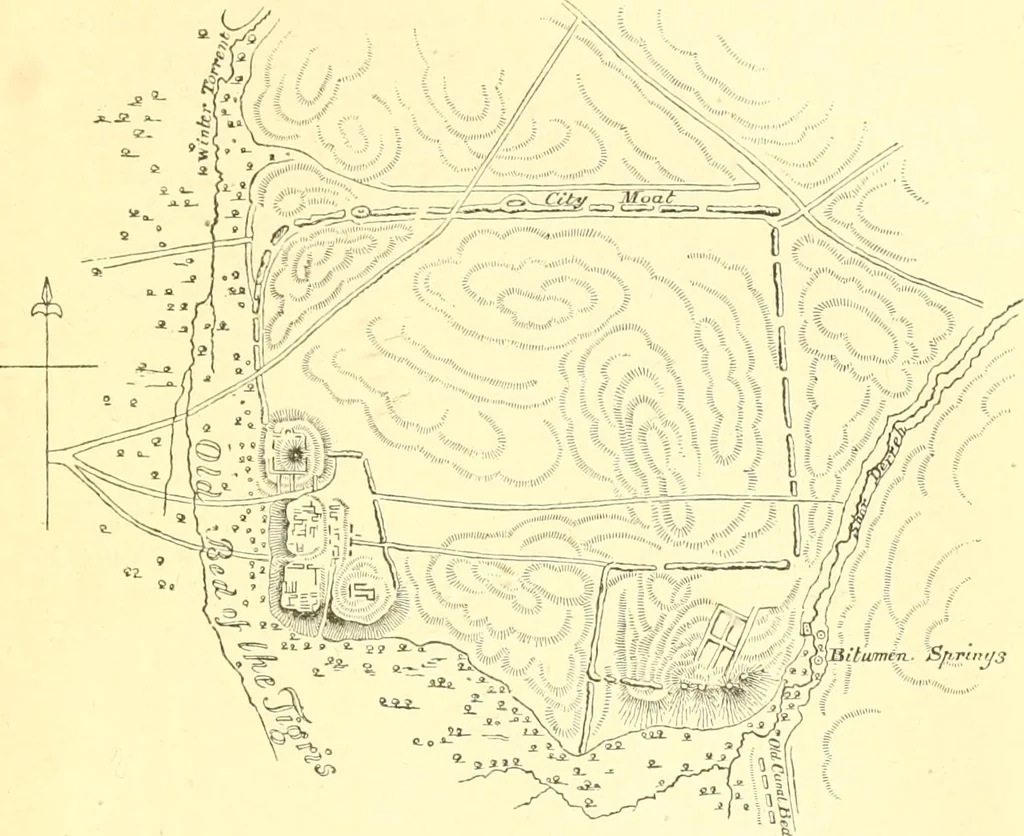 An illustration from Nineveh and Babylon; a narrative of a second expedition to Assyria during the years 1849, 1850, and 1851, 1867, leaf 448