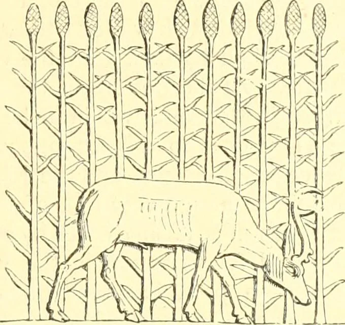 An illustration from Nineveh and Babylon; a narrative of a second expedition to Assyria during the years 1849, 1850, and 1851, 1867, leaf 76
