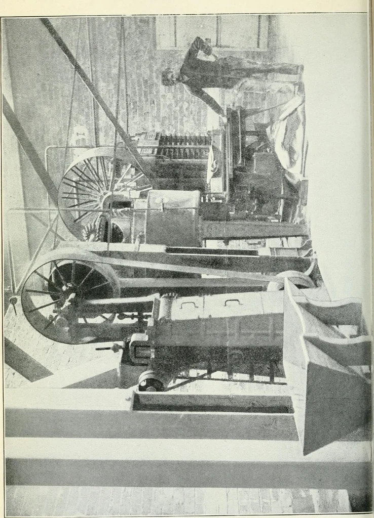 An illustration from The ninth International Congress of Delegated Representatives of Master Cotton Spinners' and Manufacturers' Associations, held in ... Scheveningen, June 9th, 10th, and 11th, 1913, 1913, leaf 351