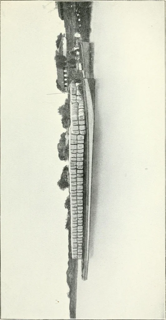 An illustration from The ninth International Congress of Delegated Representatives of Master Cotton Spinners' and Manufacturers' Associations, held in ... Scheveningen, June 9th, 10th, and 11th, 1913, 1913, leaf 352