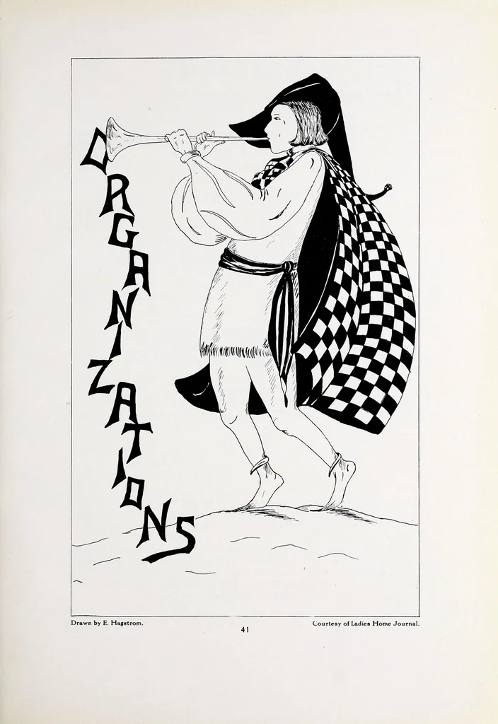 An illustration from The N.K.E.C. Year Book, 1922, leaf 45
