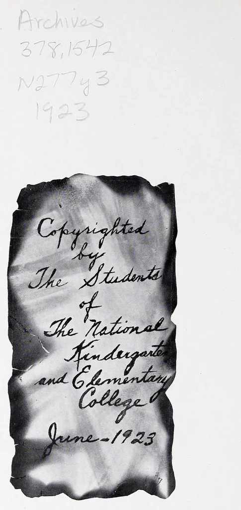 An illustration from The N.K.E.C. Year Book, 1923, leaf 8