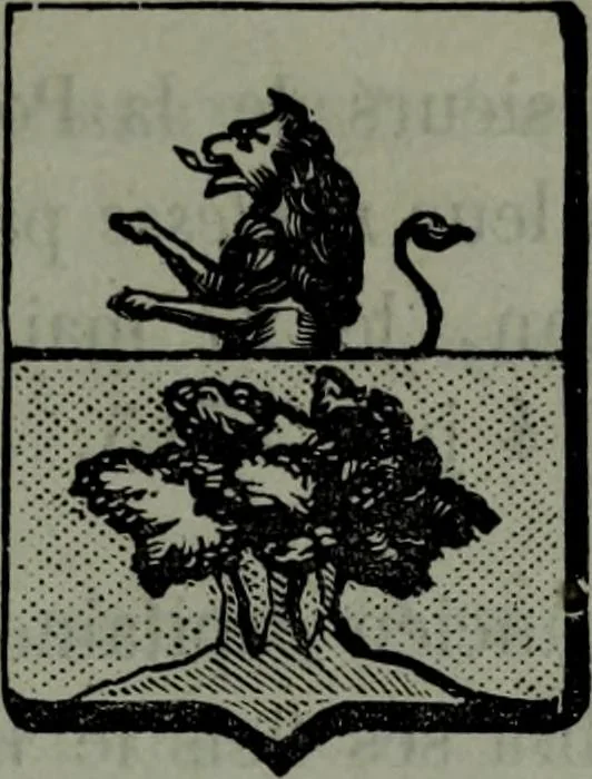 An illustration from Nobiliaire Toulousain : inventaire général des titres probants de noblesse et de dignités nobiliaires, 1863, leaf 130