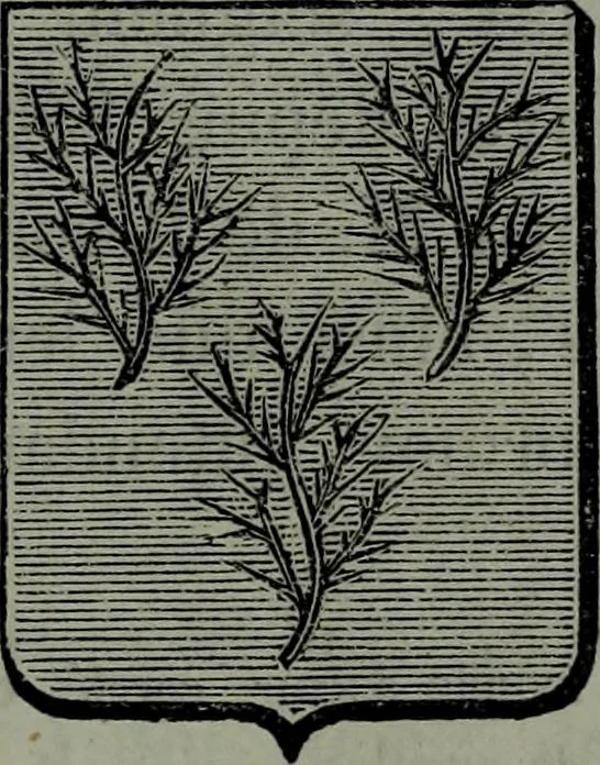 An illustration from Nobiliaire Toulousain : inventaire général des titres probants de noblesse et de dignités nobiliaires, 1863, leaf 226