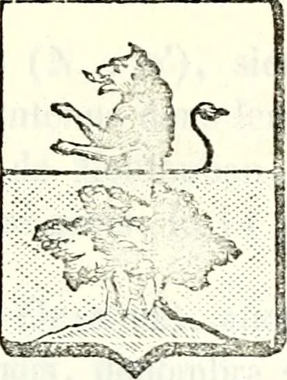 An illustration from Nobiliaire toulousain : inventaire général des titres probants de noblesse et de dignités nobiliaires, 1863, leaf 252
