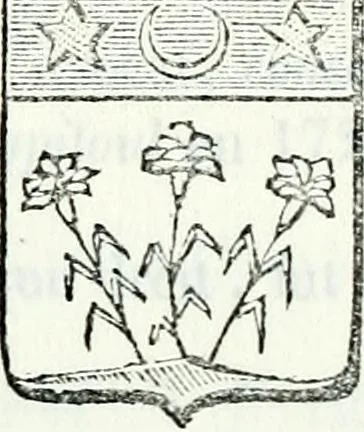 An illustration from Nobiliaire toulousain : inventaire général des titres probants de noblesse et de dignités nobiliaires, 1863, leaf 786