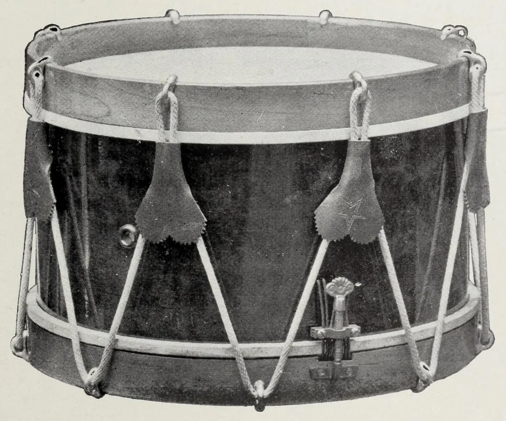 An illustration from Noble & Cooley : Manufacturers of toy drums, banjos, tambourines, zitherns, rolling hooples, 1901, leaf 85