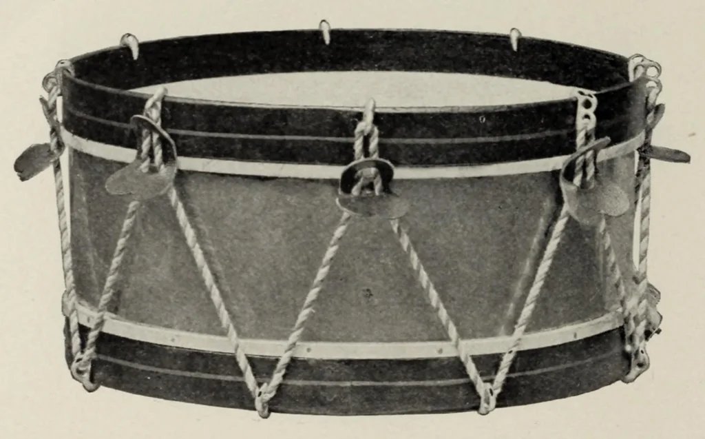 An illustration from Noble & Cooley : Manufacturers of toy drums, banjos, tambourines, zitherns, rolling hoops, etc., 1905, leaf 40
