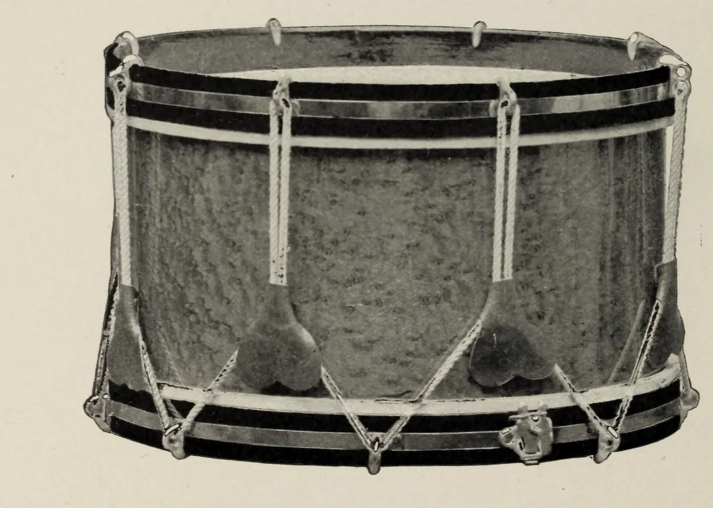 An illustration from Noble & Cooley : Manufacturers of toy drums, banjos, tambourines, zitherns, rolling hoops, etc., 1905, leaf 46