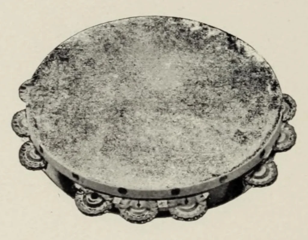 An illustration from Noble & Cooley : Manufacturers of toy drums, banjos, tambourines, zitherns, rolling hoops, etc., 1905, leaf 58