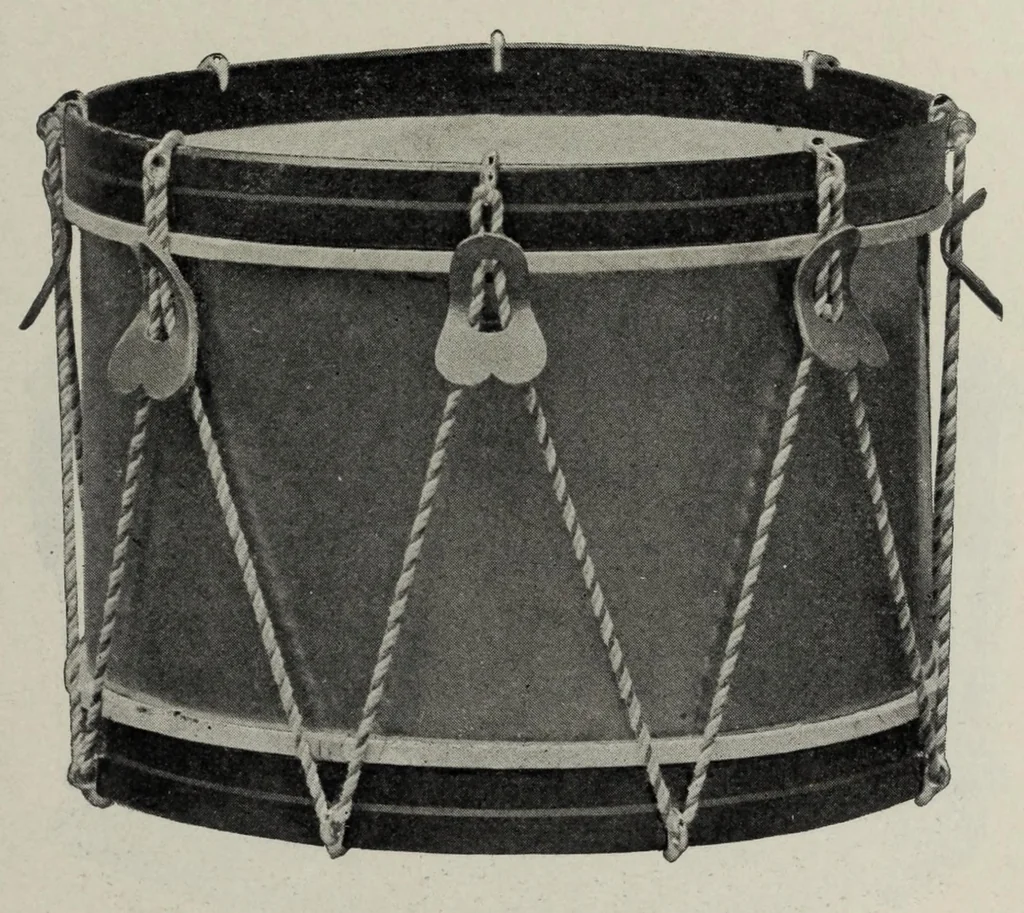 An illustration from Noble & Cooley : Manufacturers of toy drums, banjos, tambourines, zitherns, rolling hoops, sand mills, etc., 1907, leaf 39