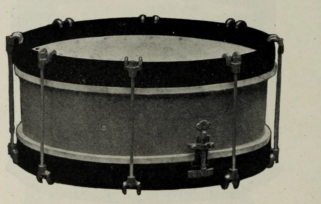 An illustration from Noble & Cooley : Manufacturers of toy drums, banjos, tambourines, zitherns, rolling hoops, sand mills, etc., 1907, leaf 50