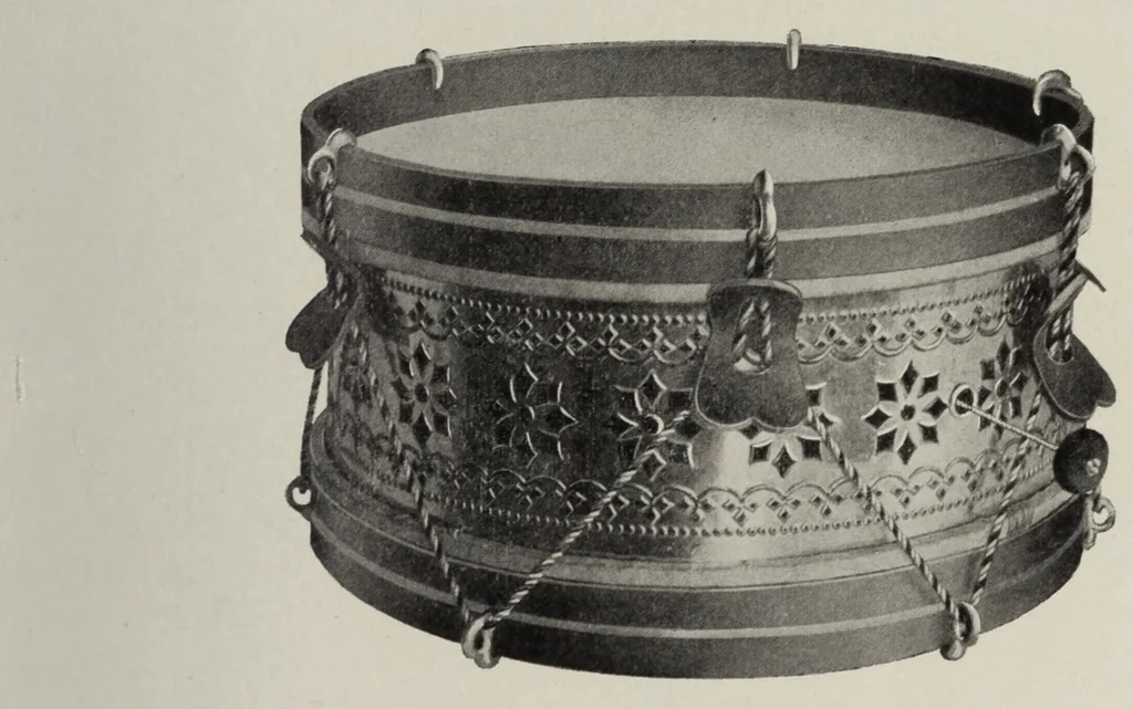 An illustration from Noble & Cooley : Toy drums, banjos, tambourines, rolling hoops, etc., 1910, leaf 51