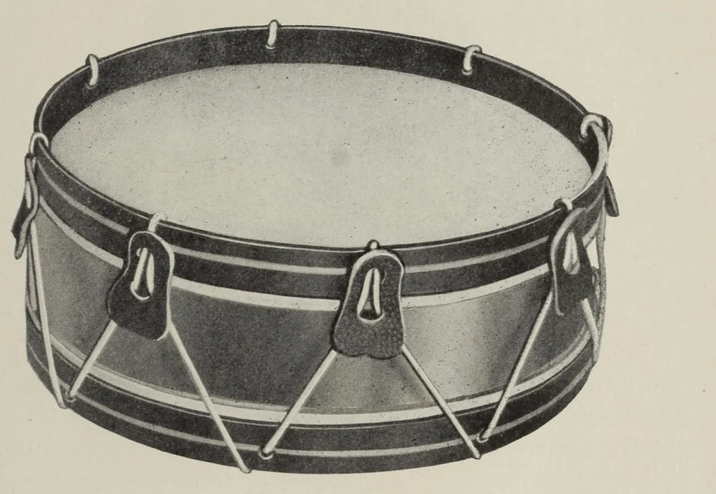 An illustration from Noble & Cooley : Toy drums, banjos, tambourines, rolling hoops, etc., 1910, leaf 7