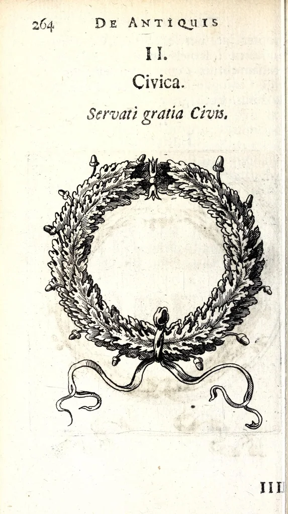 An illustration from Noctes granzovianae, seu, Discursus panegyricus de antiquis triumphis, in publicum tam ecclesiarum quàm politiarum usum, 1661, leaf 320