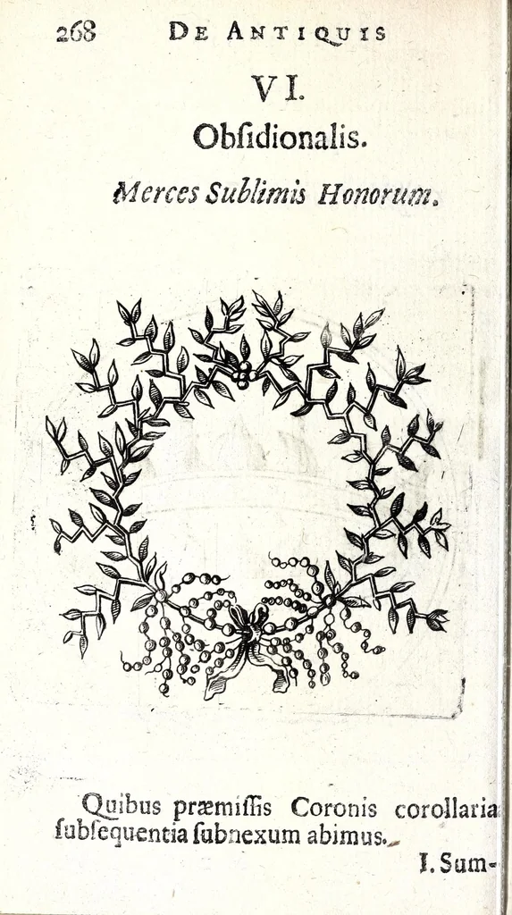 An illustration from Noctes granzovianae, seu, Discursus panegyricus de antiquis triumphis, in publicum tam ecclesiarum quàm politiarum usum, 1661, leaf 324