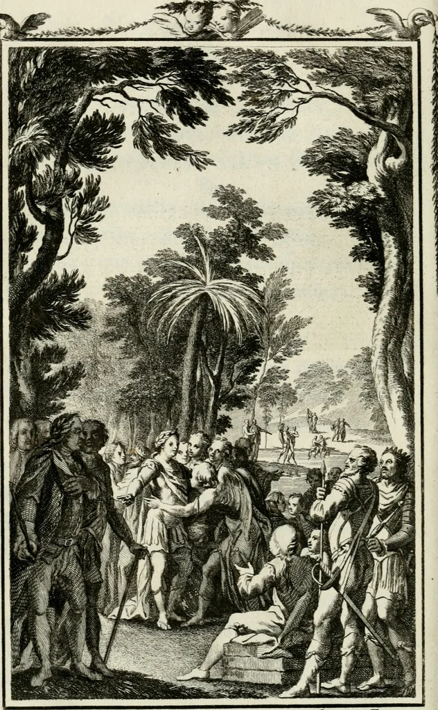 An illustration from Noites jozephinas de Mirtilo : sobre a infausta morte do Serenissimo Senhor D. Joze Principe do Brazil, dedicadas ao consterna do povo luzitano, 1790, leaf 253