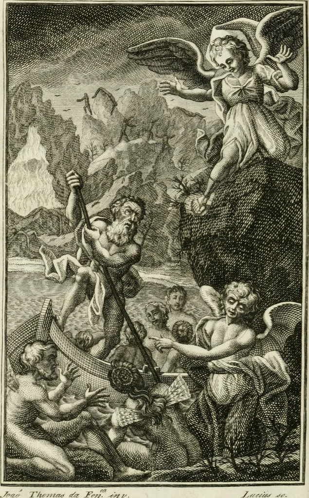 An illustration from Noites jozephinas de Mirtilo : sobre a infausta morte do Serenissimo Senhor D. Joze Principe do Brazil, dedicadas ao consterna do povo luzitano, 1790, leaf 89