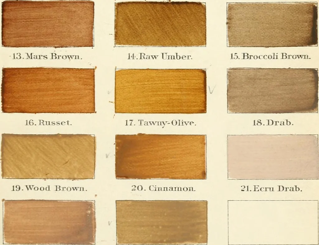 An illustration from A nomenclature of colors for naturalists : and compendium of useful knowledge for ornithologists., 1886, leaf 146