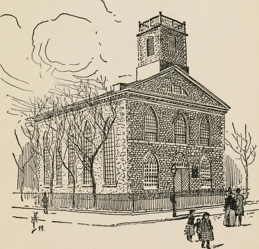 An illustration from Nooks & corners of old New York, 1899, leaf 148