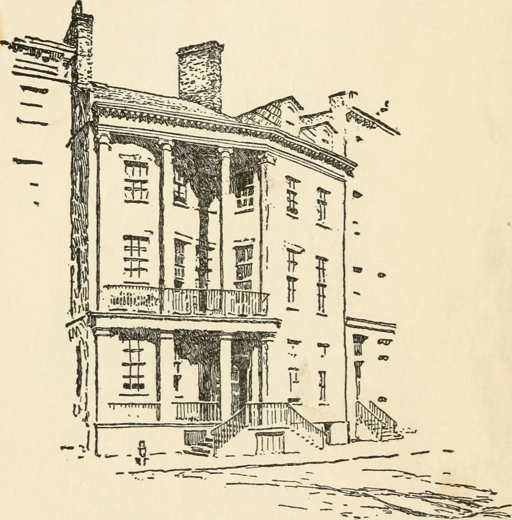 An illustration from Nooks & corners of old New York, 1899, leaf 19