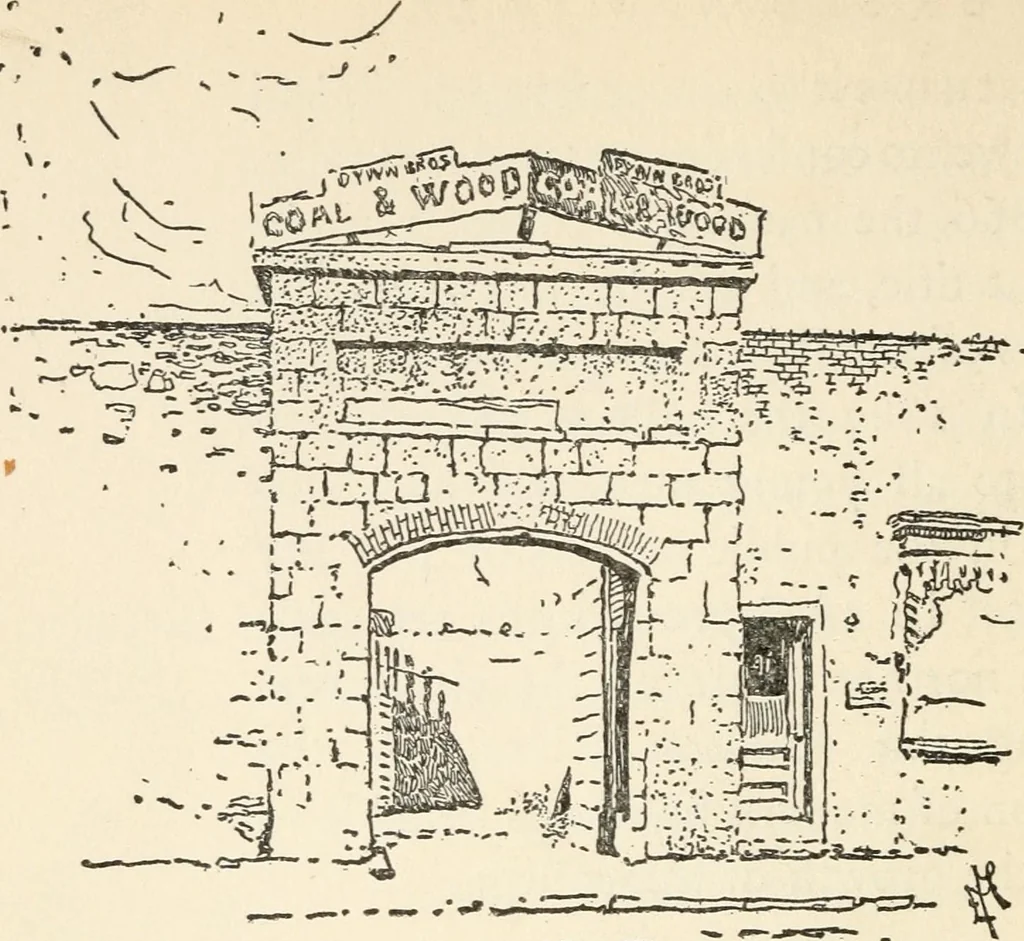 An illustration from Nooks & corners of old New York, 1899, leaf 201