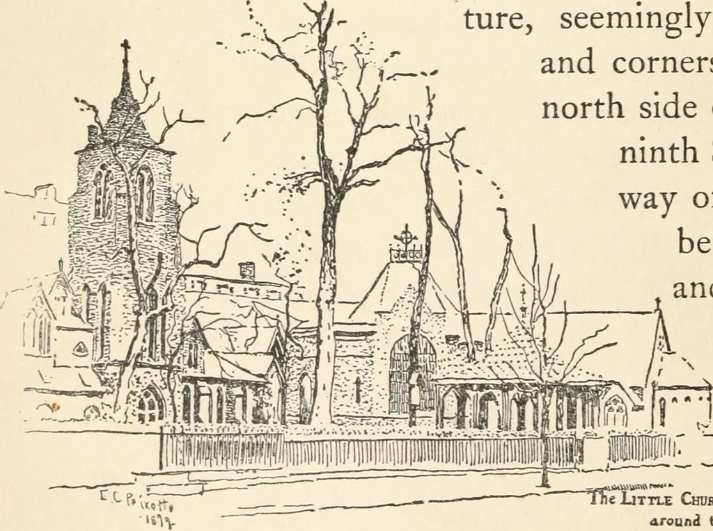 An illustration from Nooks & corners of old New York, 1899, leaf 205