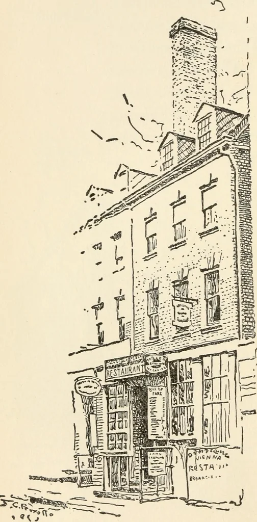 An illustration from Nooks & corners of old New York, 1899, leaf 37