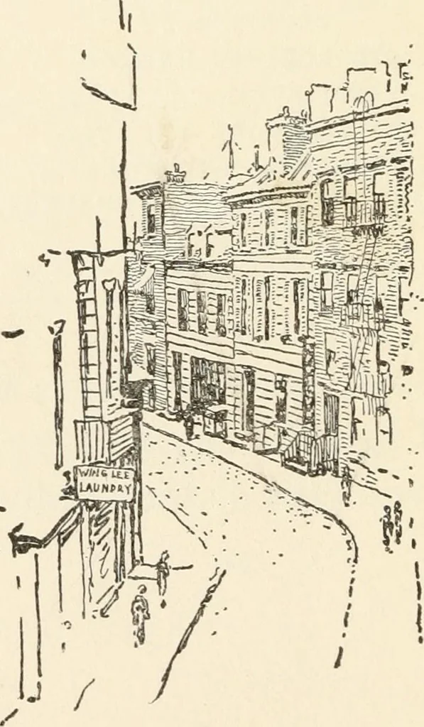 An illustration from Nooks & corners of old New York, 1899, leaf 65