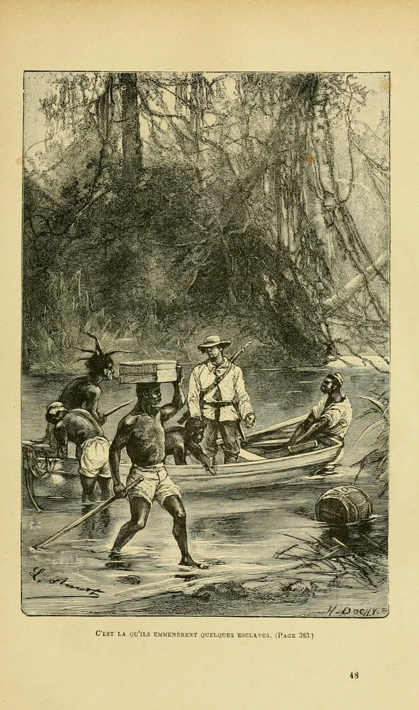 An illustration from Nord contre Sud, 1887, leaf 385