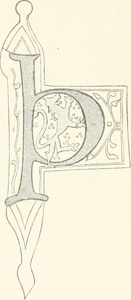 An illustration from Norges gamle vaaben, farver og flag, 1894, leaf 28