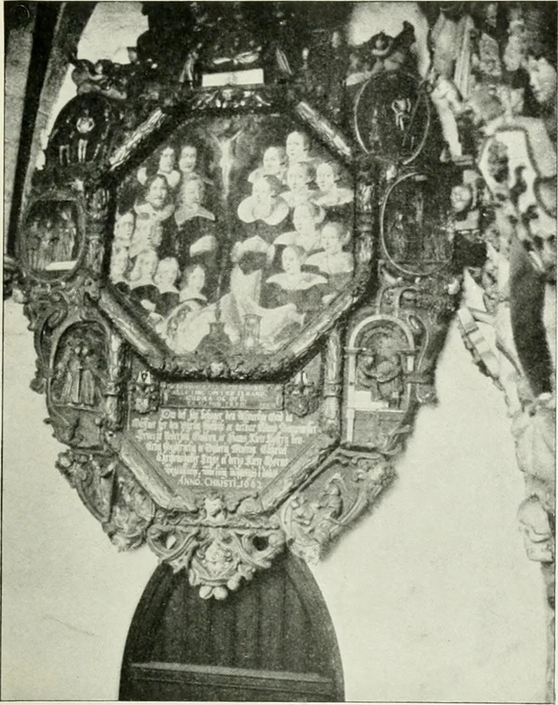 An illustration from Norges kirker i det 16de og 17de aarhundrede, 1911, leaf 102