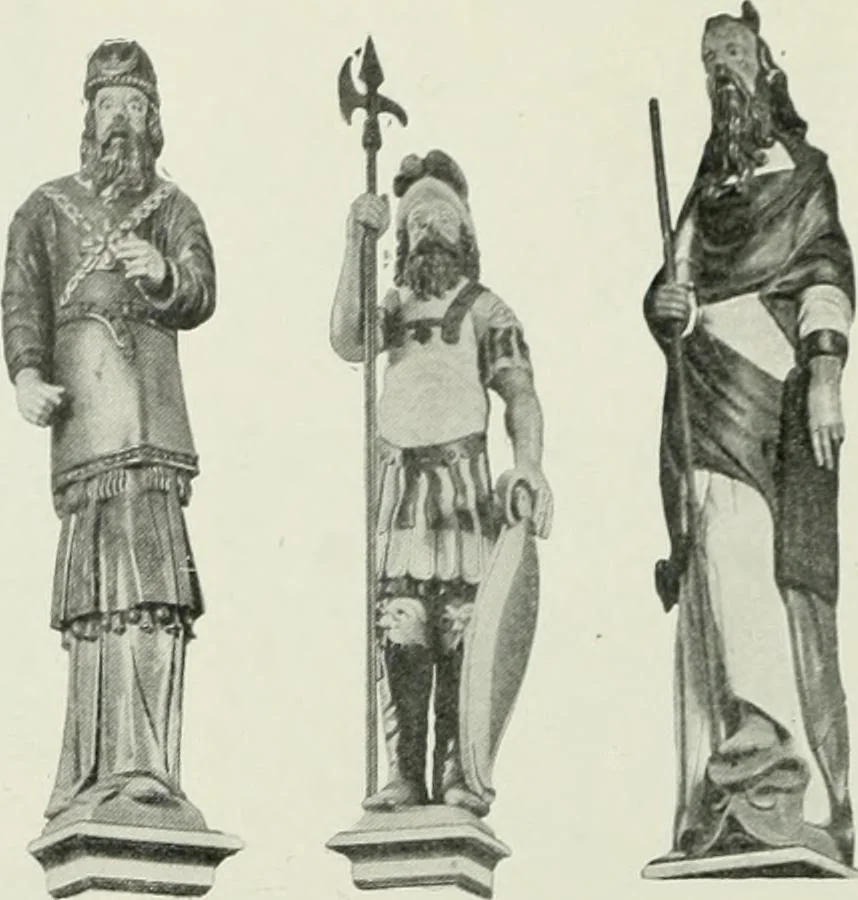 An illustration from Norges kirker i det 16de og 17de aarhundrede, 1911, leaf 109