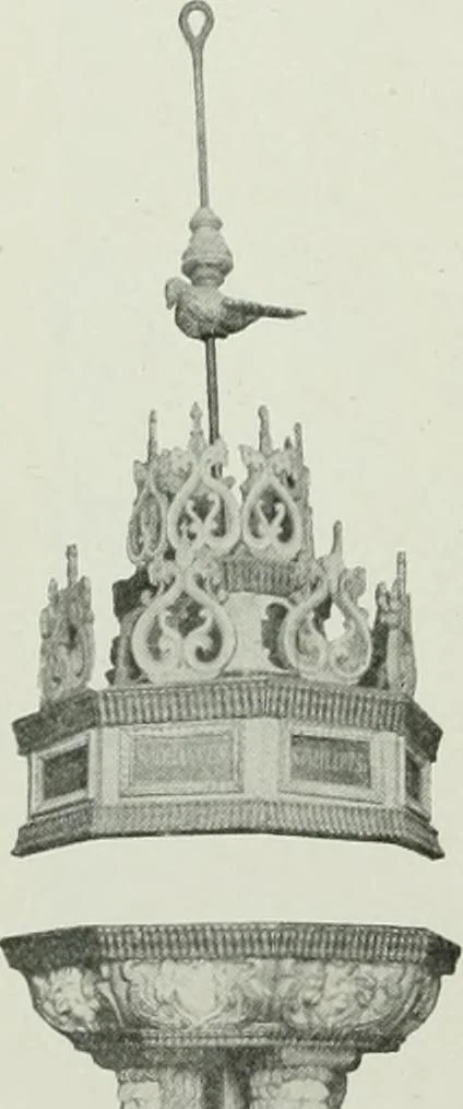 An illustration from Norges kirker i det 16de og 17de aarhundrede, 1911, leaf 109
