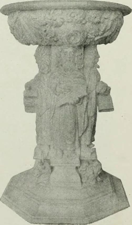 An illustration from Norges kirker i det 16de og 17de aarhundrede, 1911, leaf 109
