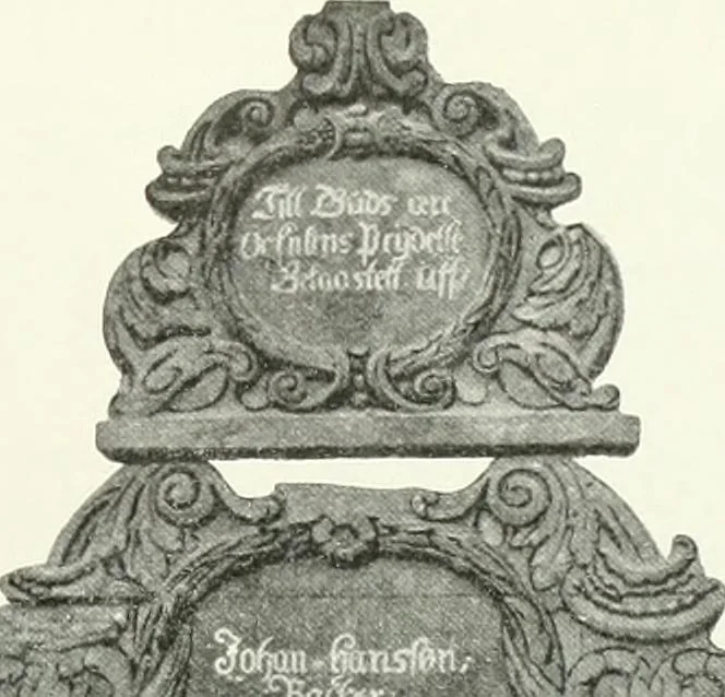An illustration from Norges kirker i det 16de og 17de aarhundrede, 1911, leaf 110