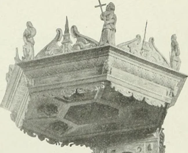 An illustration from Norges kirker i det 16de og 17de aarhundrede, 1911, leaf 113