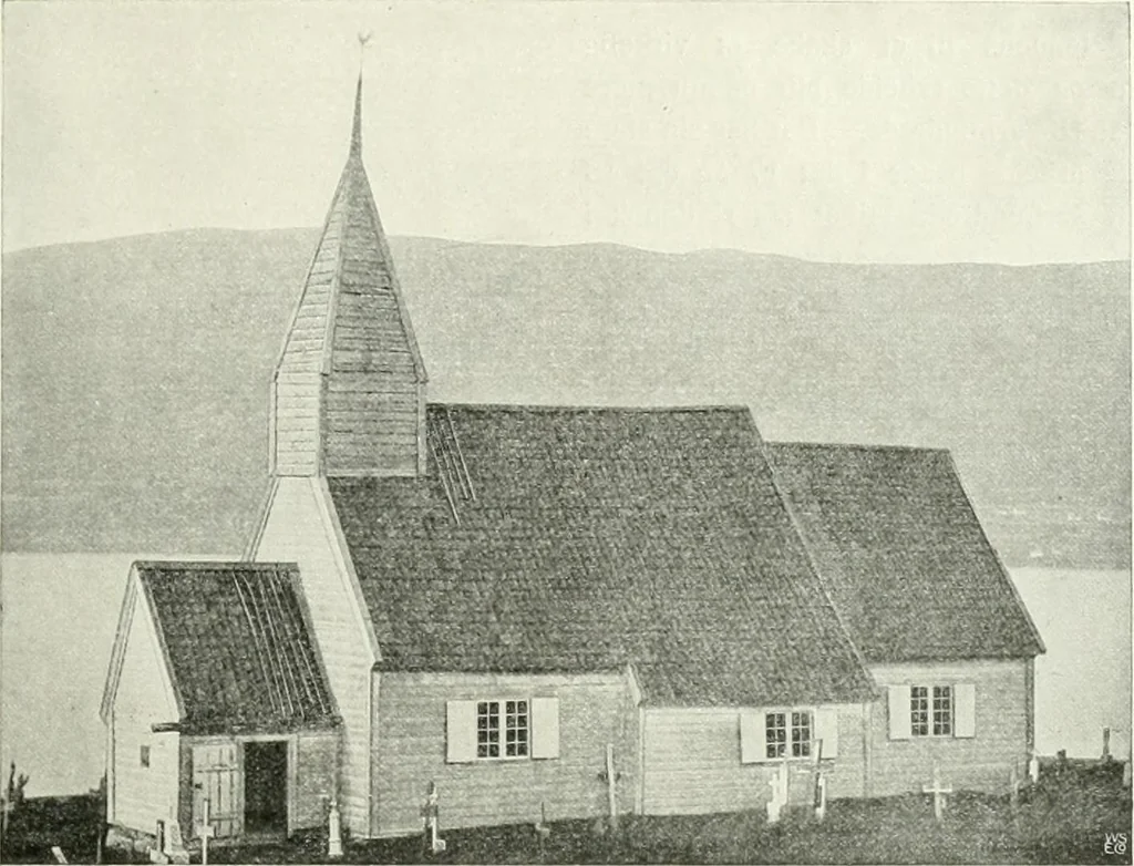 An illustration from Norges kirker i det 16de og 17de aarhundrede, 1911, leaf 122