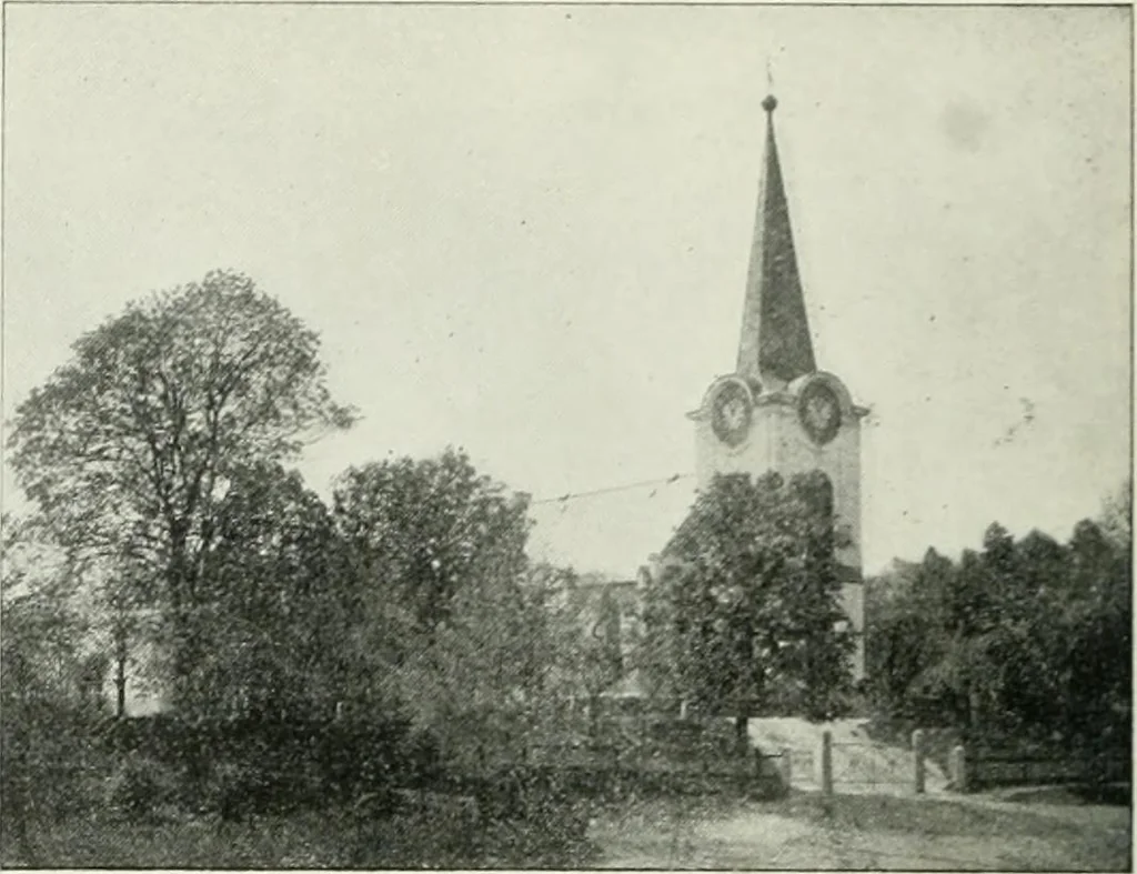 An illustration from Norges kirker i det 16de og 17de aarhundrede, 1911, leaf 123